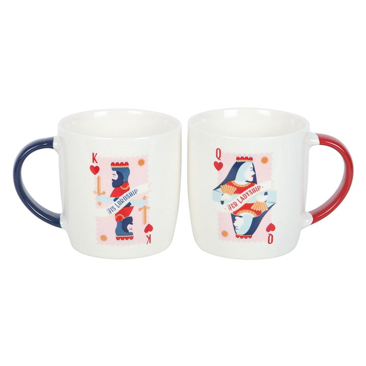Couples mug set featuring Her Ladyship and His Lordship designs, perfect for celebrating love and connection.