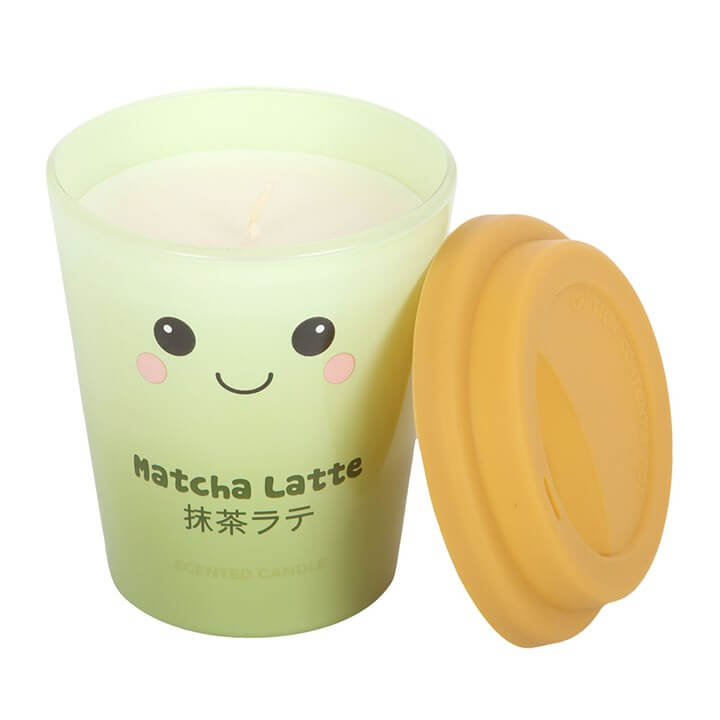 Matcha Latte Scented Candle Kawaii Cup Design