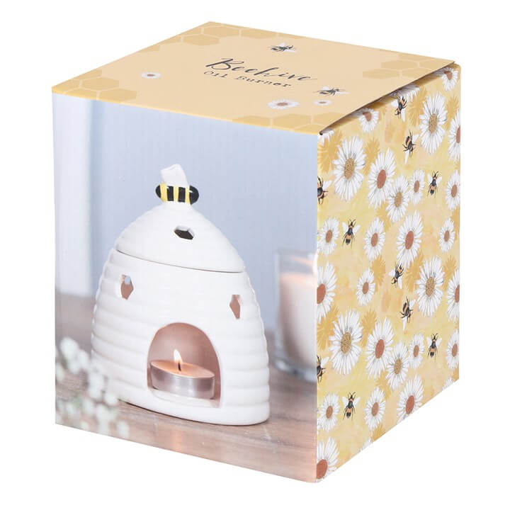 🐝 White Beehive Oil Burner