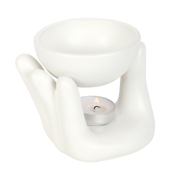 White Hand Ceramic Wax & Oil Burner