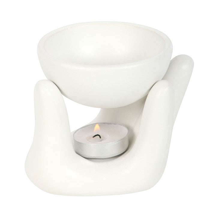 White Hand Ceramic Wax & Oil Burner