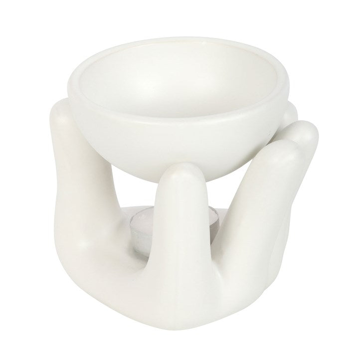 White Hand Ceramic Wax & Oil Burner