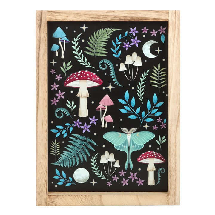 🌙 Dark Forest Framed Wall Print