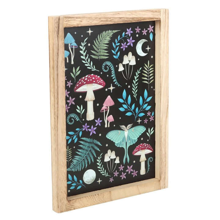🌙 Dark Forest Framed Wall Print