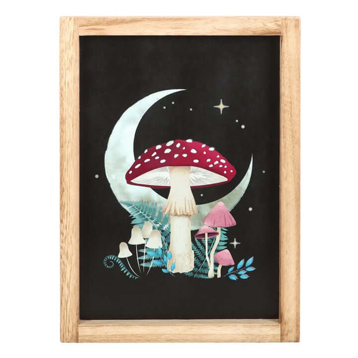 🍄 Forest Mushroom Framed Wall Print