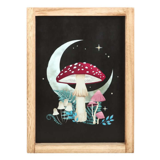 🍄 Forest Mushroom Framed Wall Print