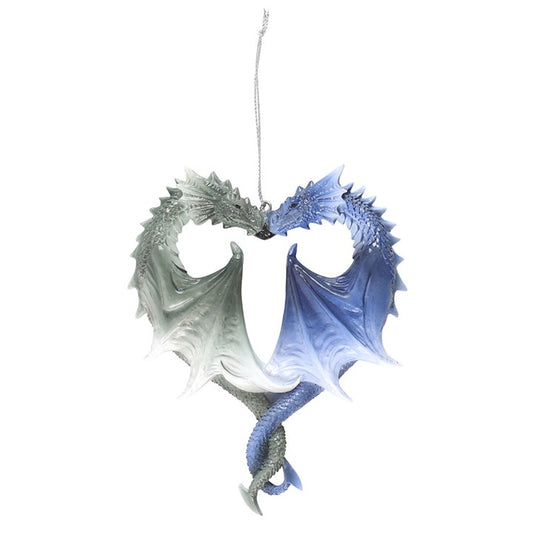 Dragon Heart Hanging Ornament by Anne Stokes, intricately designed for unique decor or festive celebrations.