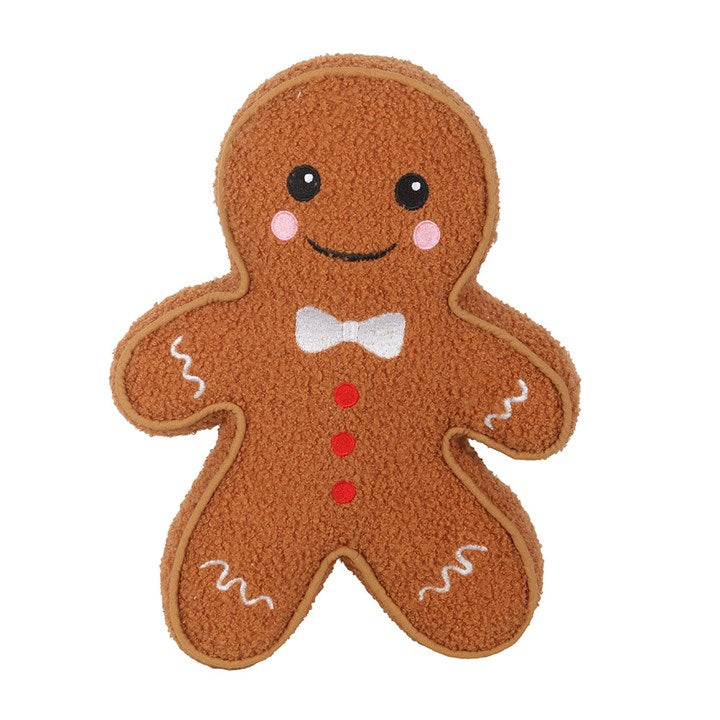 Add festive charm to your home with the Gingerbread Man Boucle Cushion, perfect for cosy winter nights.