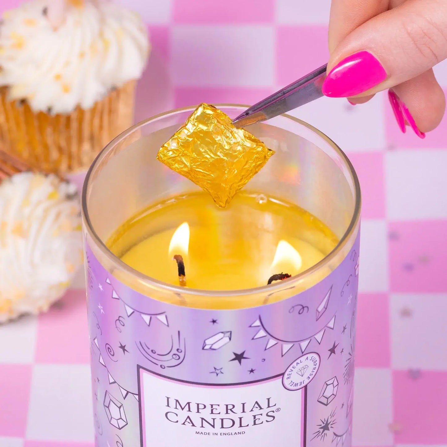 Imperial Candles Happy Birthday Jewel Candle (Earrings)