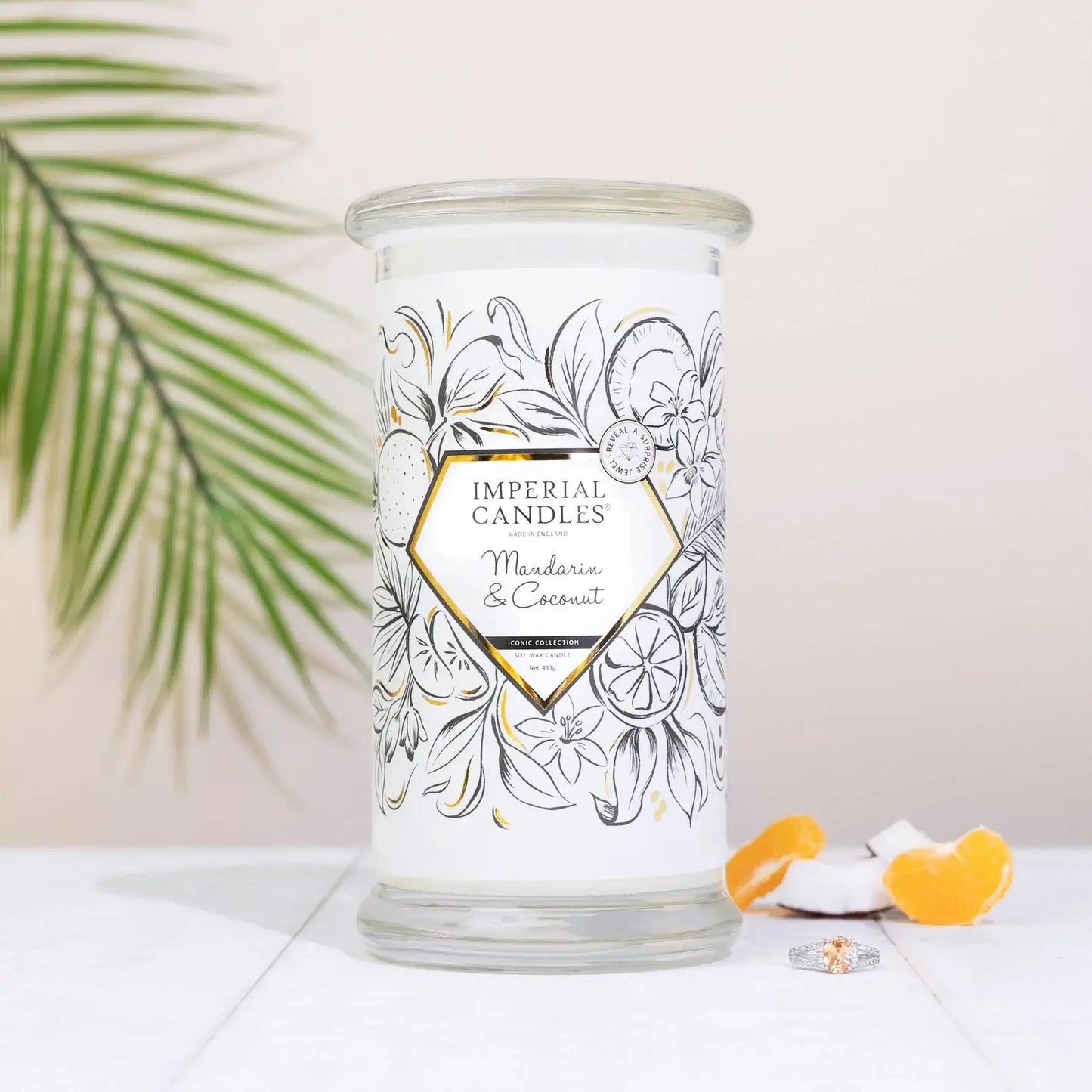 Imperial Candles Mandarin Coconut Jewellery Candle Ring P/Q