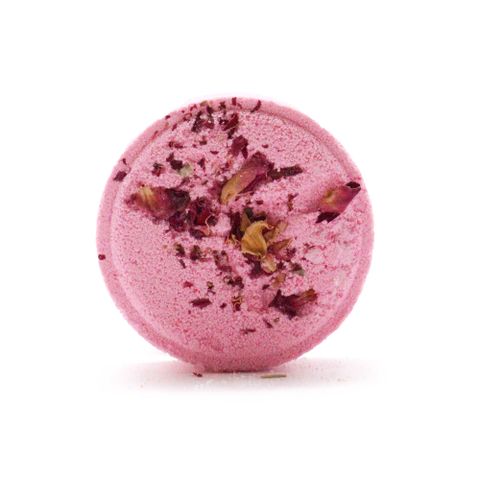 Zen Shower Steamers - Therapy Wellness Gift Set - Love Potion, featuring rose petals and natural essential oils.