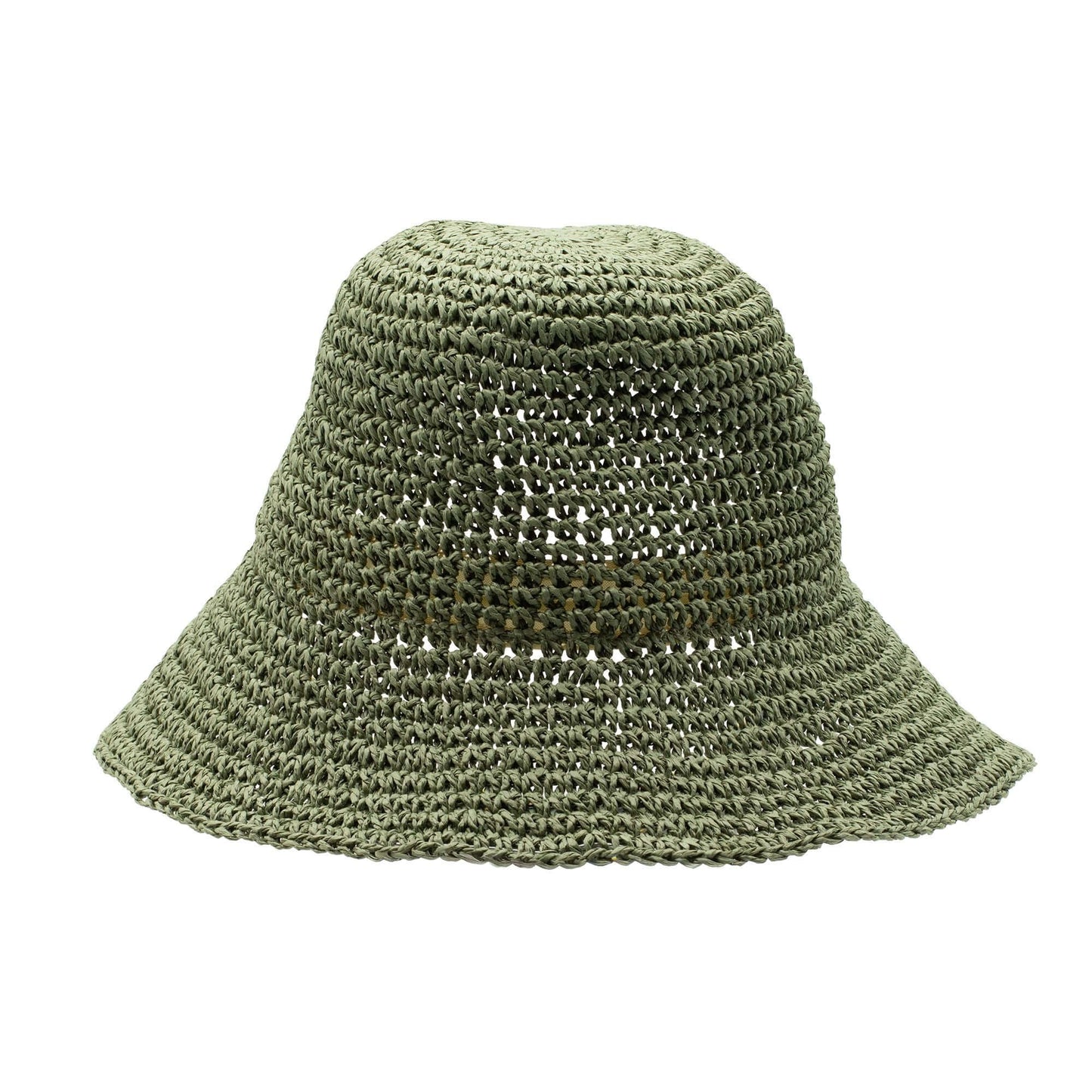Nomad Sari Floppy Straw Sun Hat Moss Green