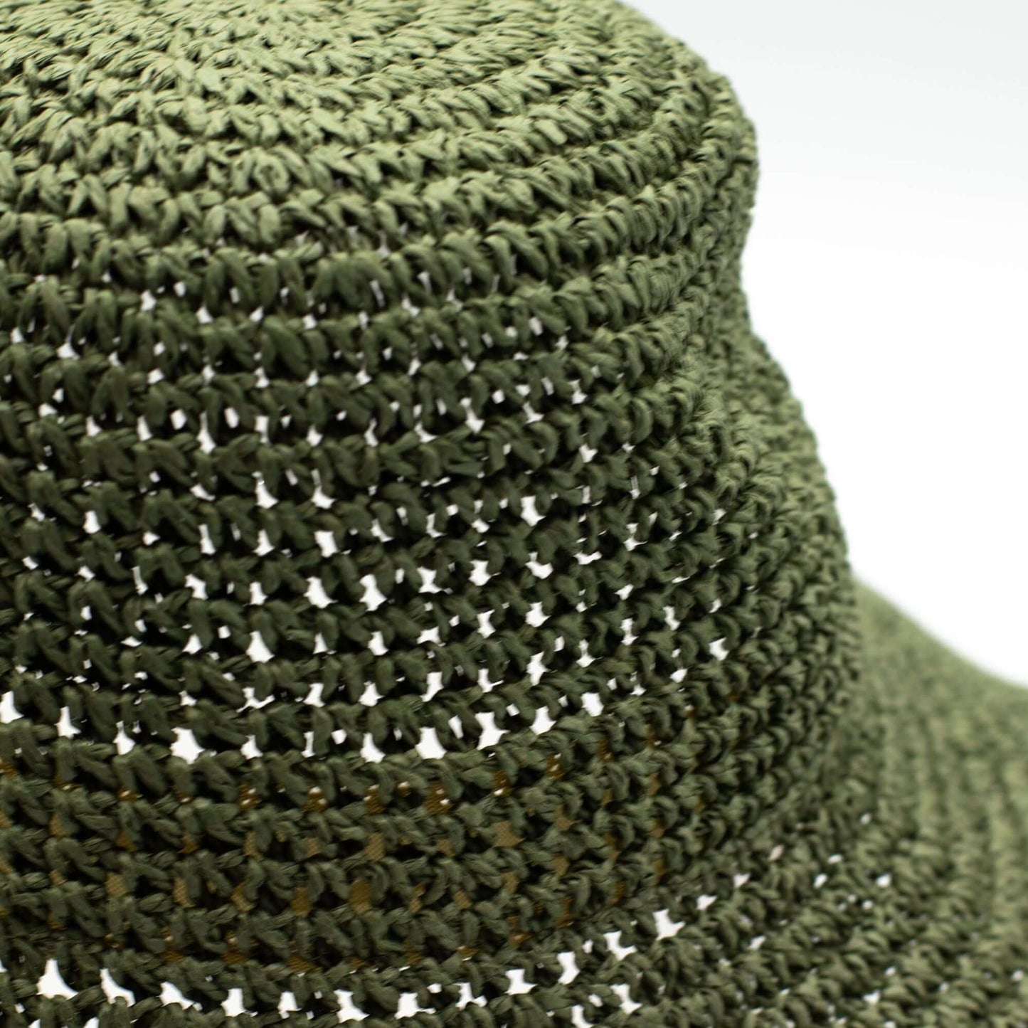 Nomad Sari Floppy Straw Sun Hat Moss Green