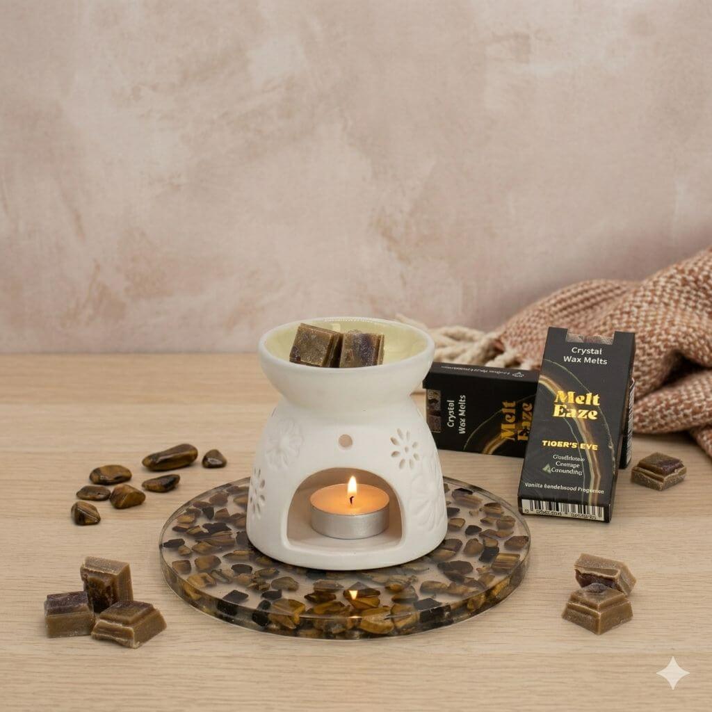 Tigereye Strength Vanilla Sandalwood Wax Melts
