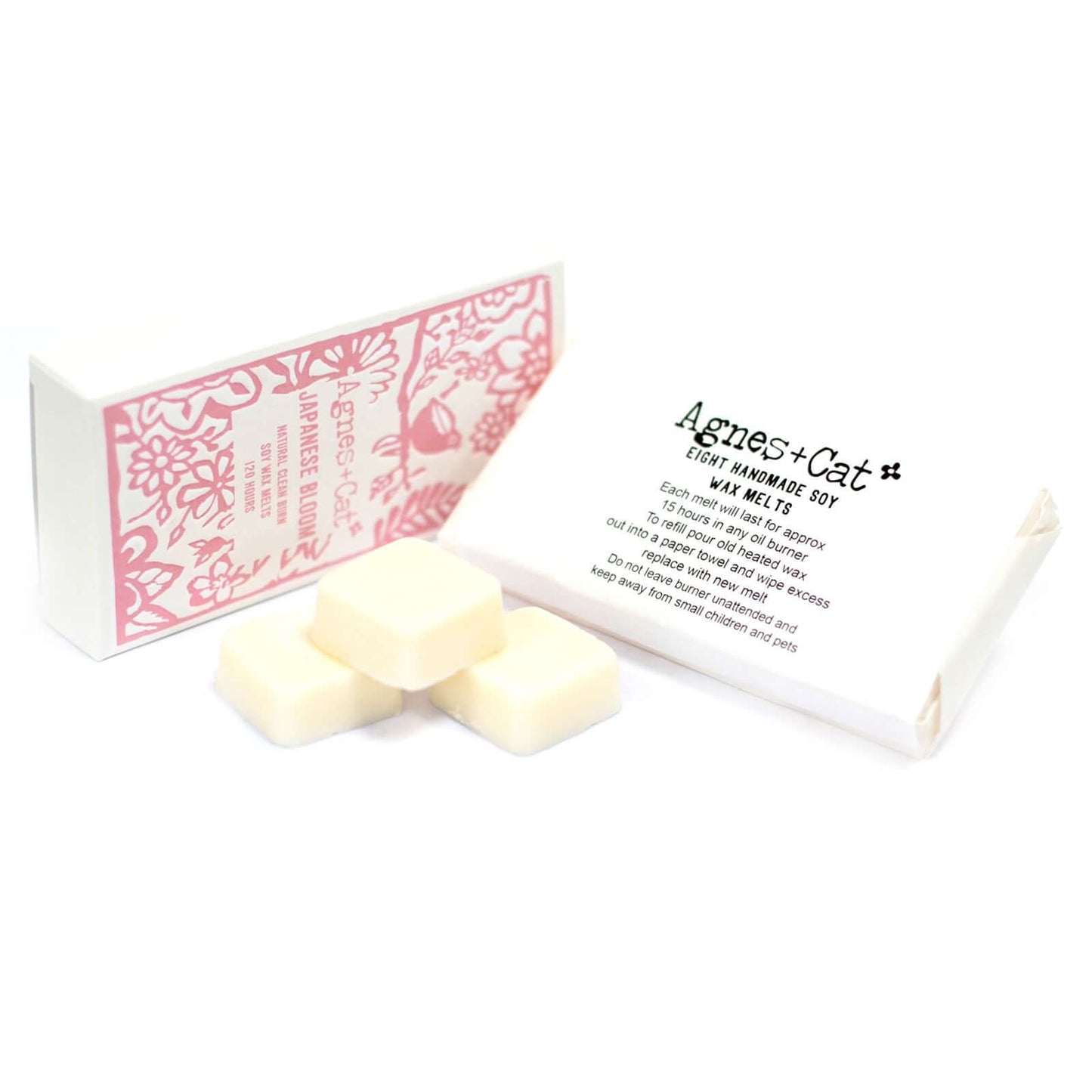 Agnes and Cat Box of 8 Wax Melts Japanese Bloom