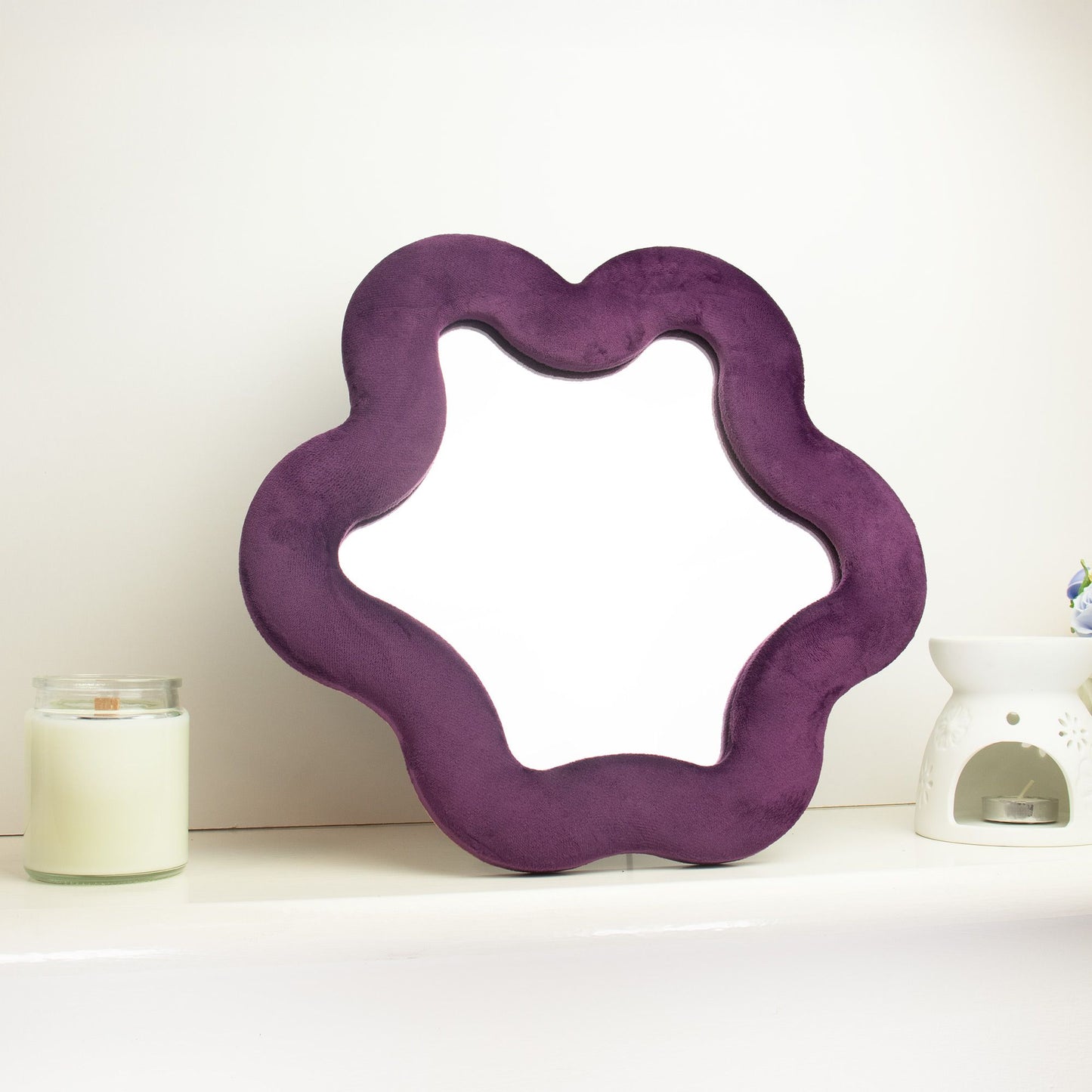 ⭐ Soft Squiggly Mirror Star Mauve