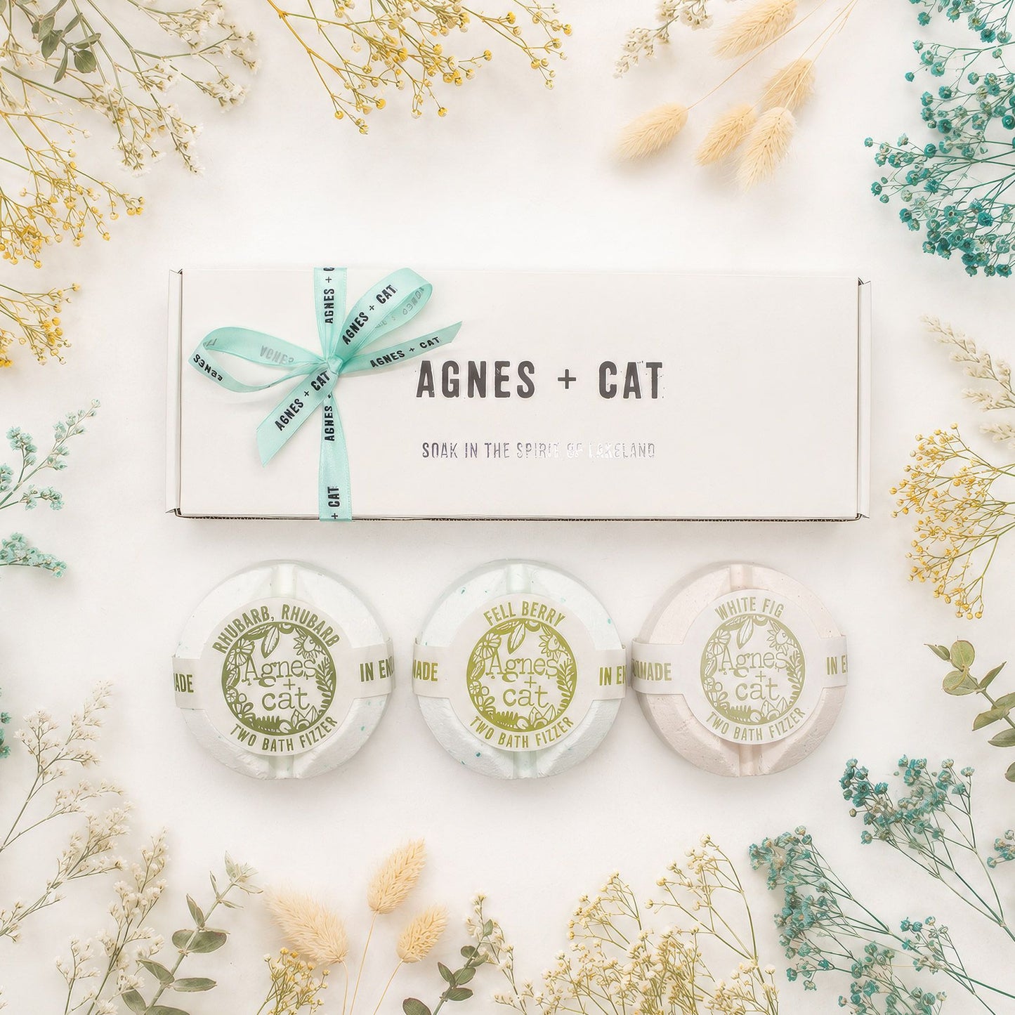 Agnes + Cat Berry & Fig Vegan Bath Fizzer Gift Set