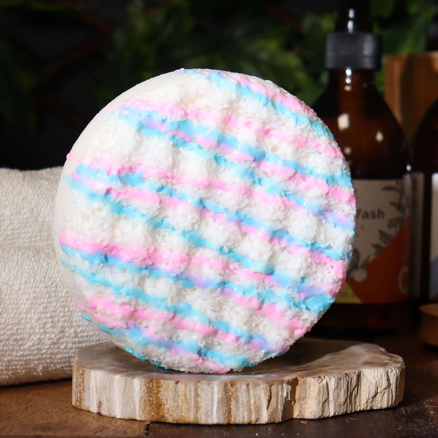 baby powder soap sponge exfoliating sponge