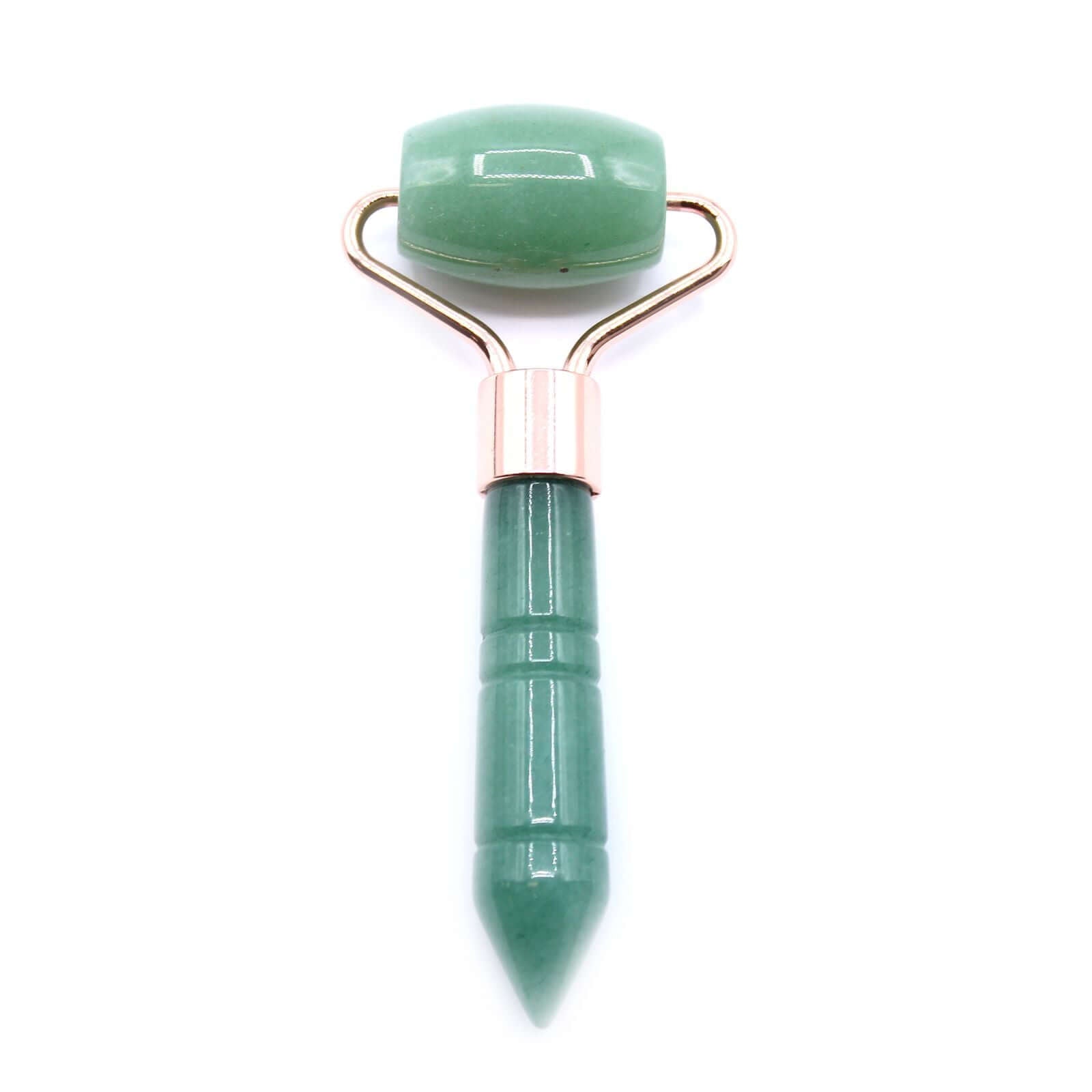 Gemstone Mini Jade Roller For Facial Massage Travel Size, compact jade roller for skincare and facial rejuvenation.