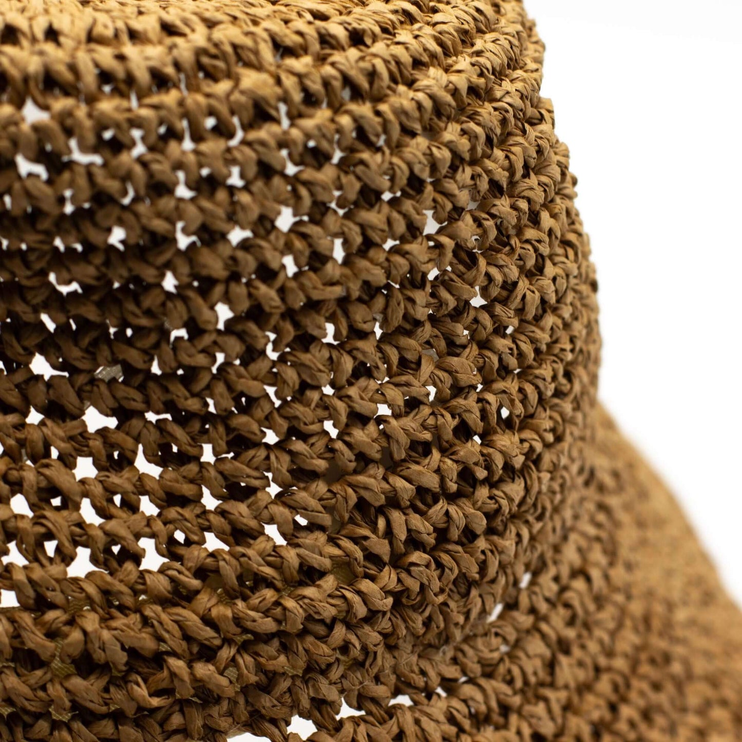 Nomad Sari Floppy Straw Sun Hat Natural Coffee