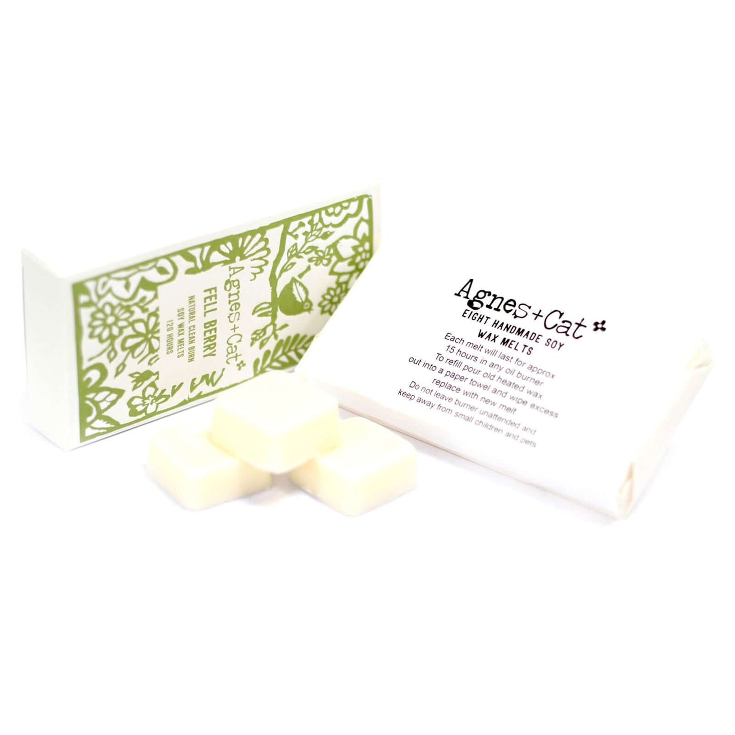 Agnes and Cat Box of 8 Wax Melts Fell Berry