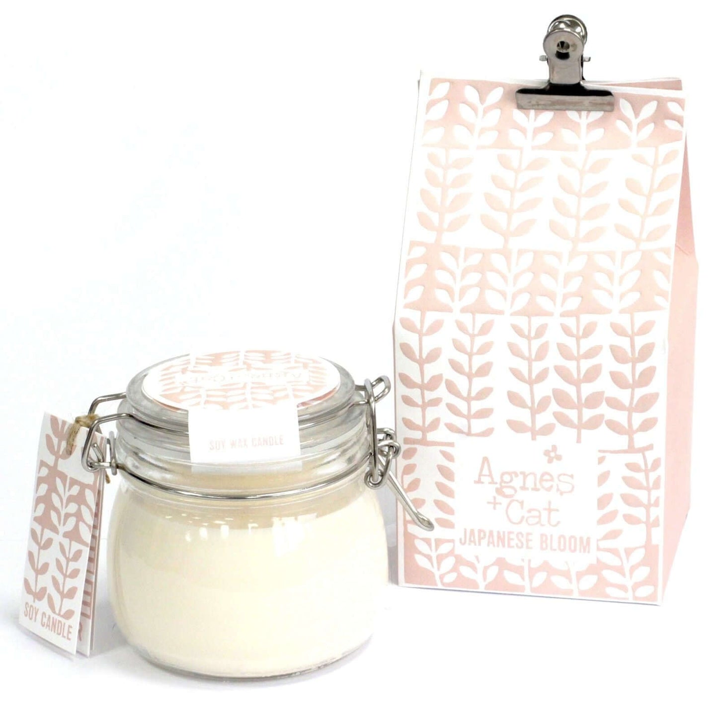 Agnes and Cat Kilner Jar Candle Japanese Bloom