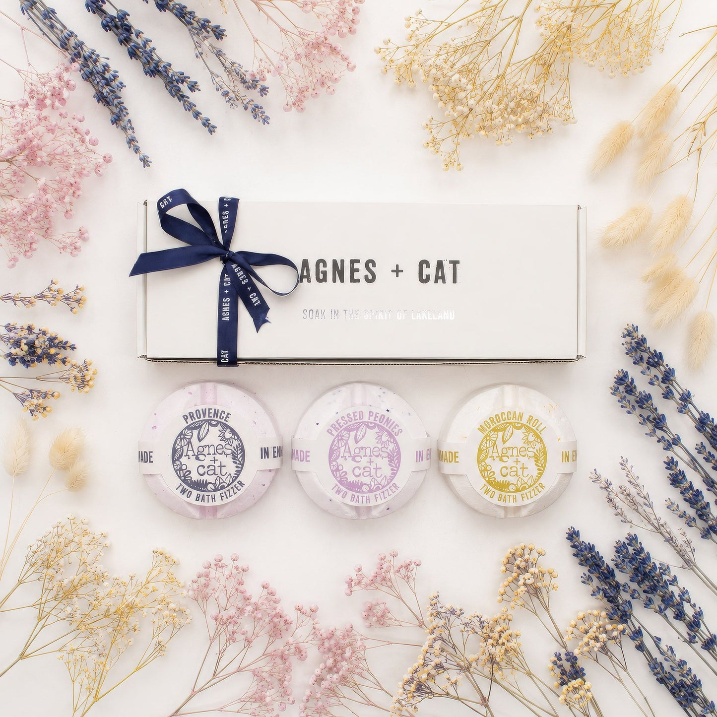 Agnes + Cat Secret Garden Vegan Bath Fizzer Gift Set