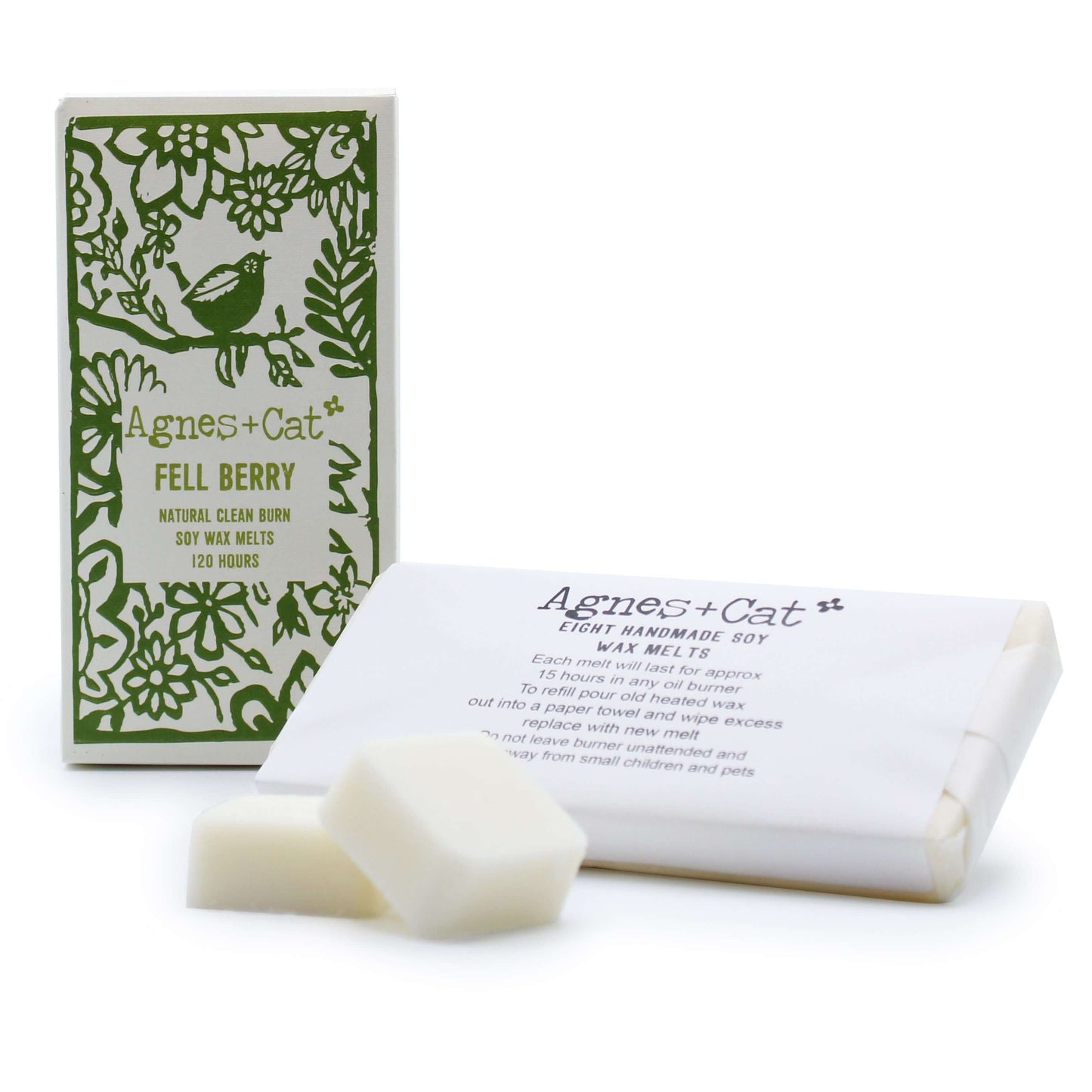 Agnes and Cat Box of 8 Wax Melts Fell Berry