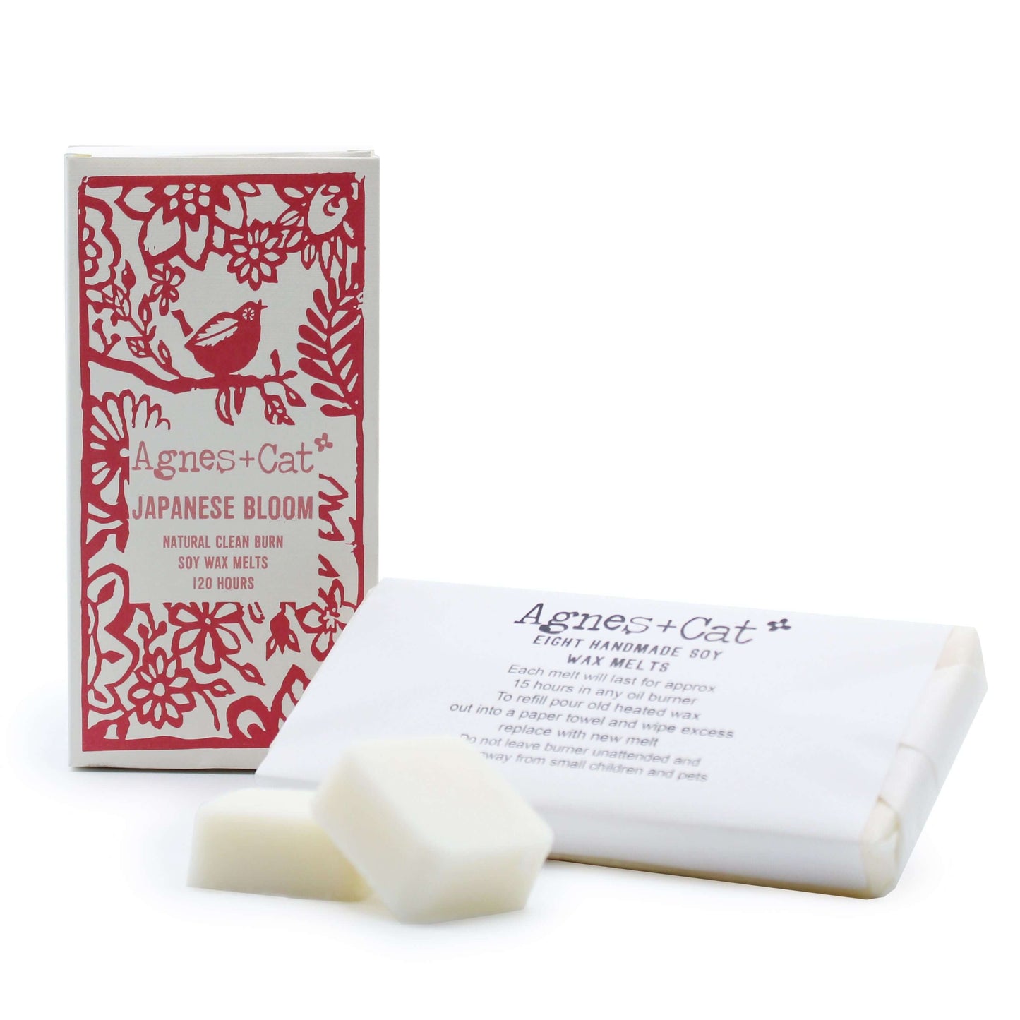Agnes and Cat Box of 8 Wax Melts Japanese Bloom