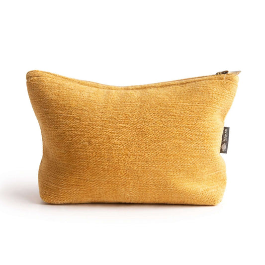 Nomad Sari Indian Jacquard Toiletry Bag Marigold Loom