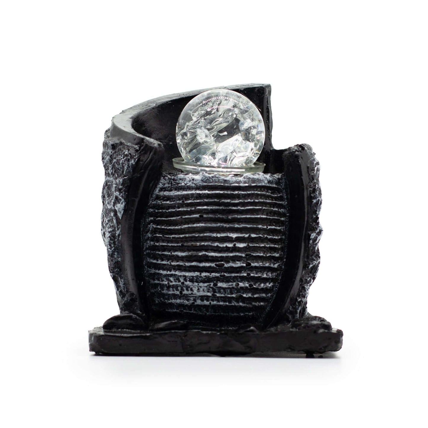 Tabletop Water Feature Crystal Ball Zen Decor Indoor Fountain