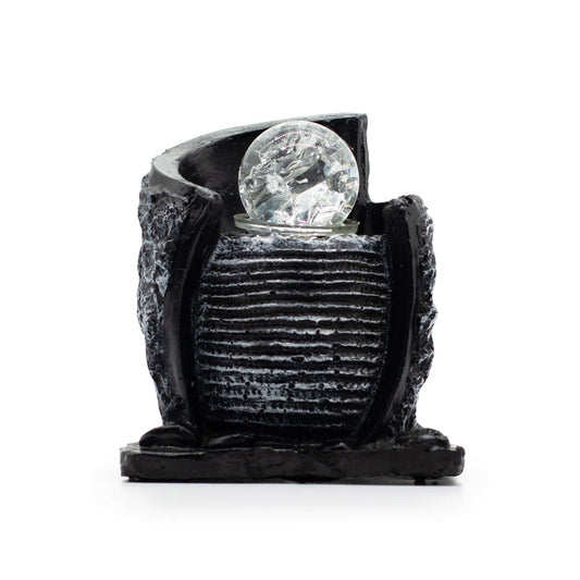 Tabletop Water Feature Crystal Ball Zen Decor Indoor Fountain