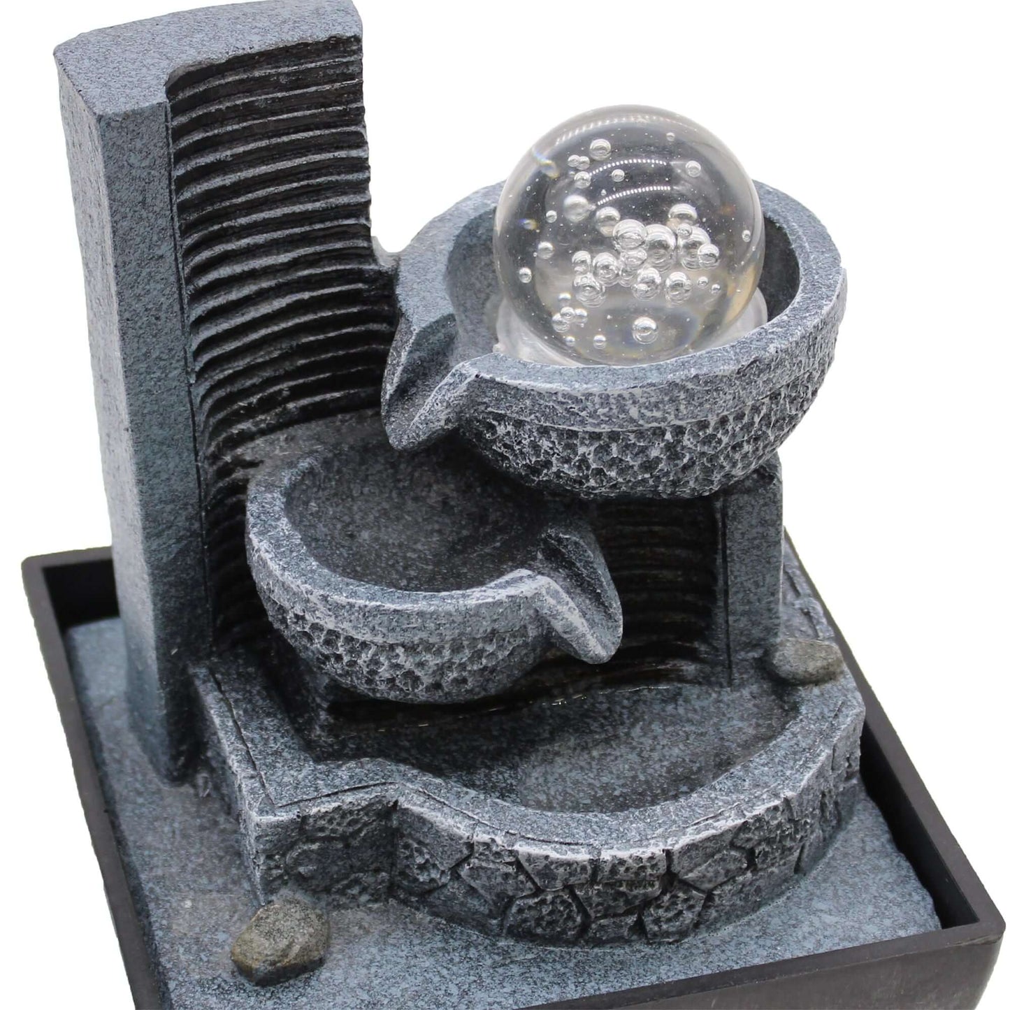 Tabletop Water Feature Pouring Pots Cascade Indoor Fountain