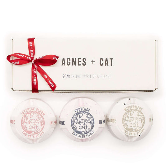 Agnes + Cat Lakeland Favourites Bath Fizzer Gift Set of 3