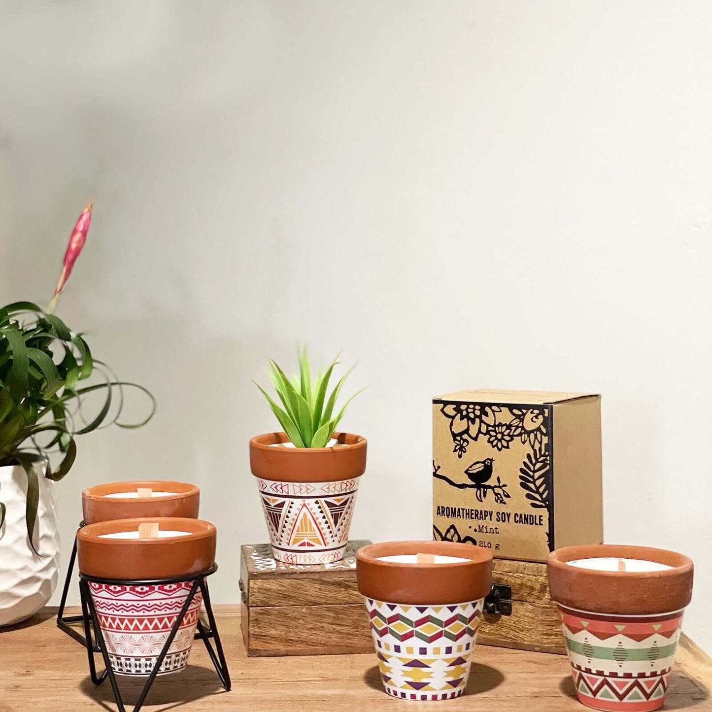 Agnes and Cat Herb Garden Candle Sage