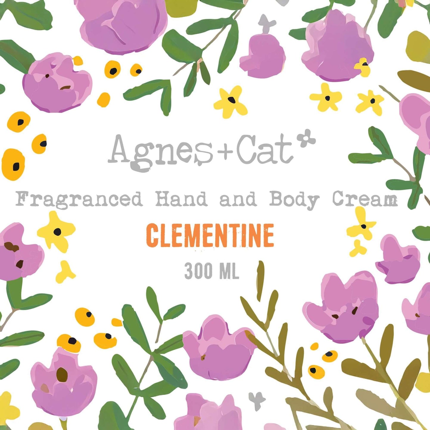 Agnes + Cat Hand & Body Cream in Clementine