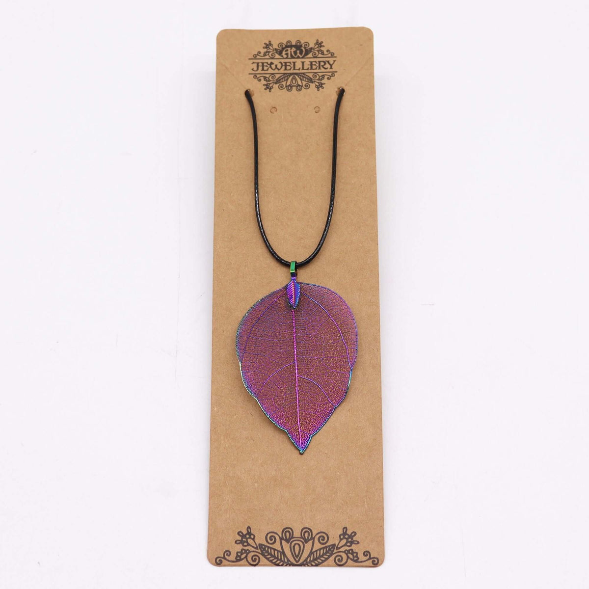 Bravery Real Leaf Necklace Multicoloured