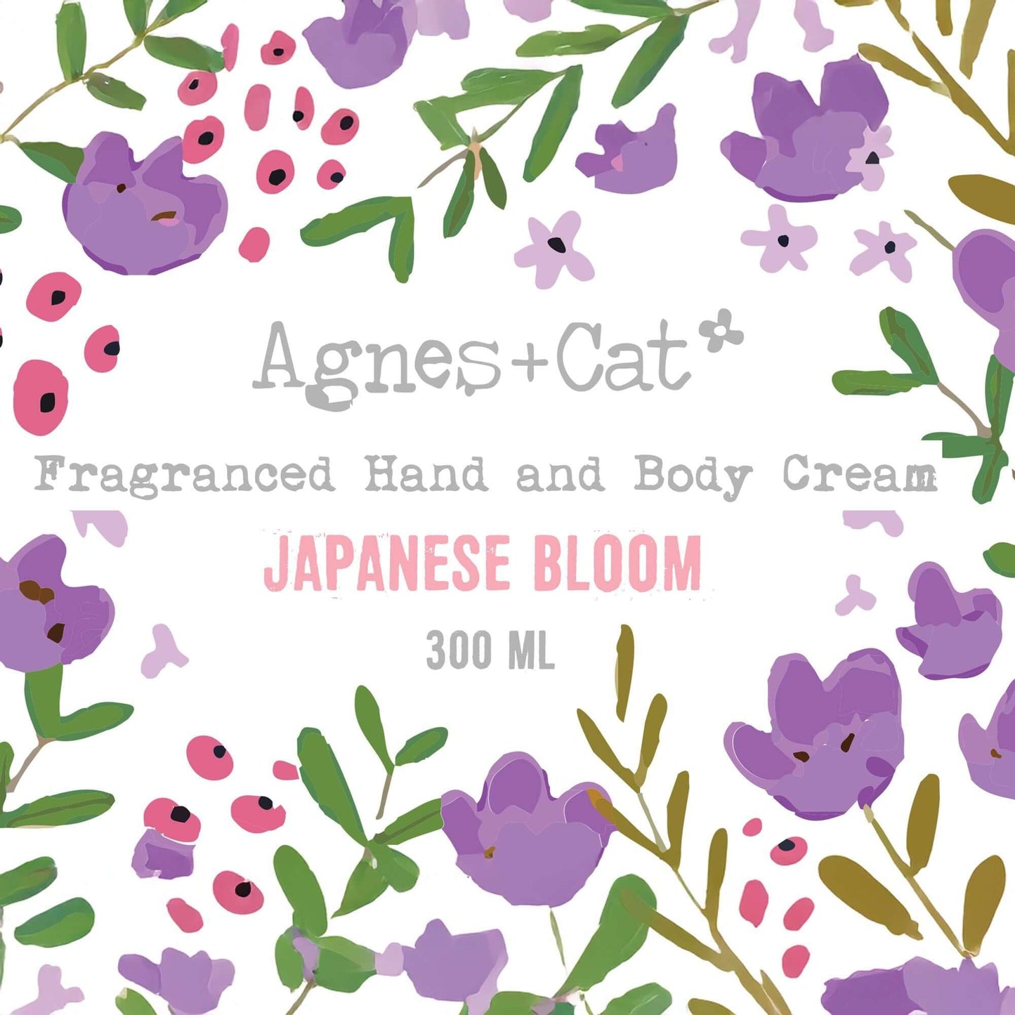 Agnes + Cat Hand & Body Cream in Japanese Bloom