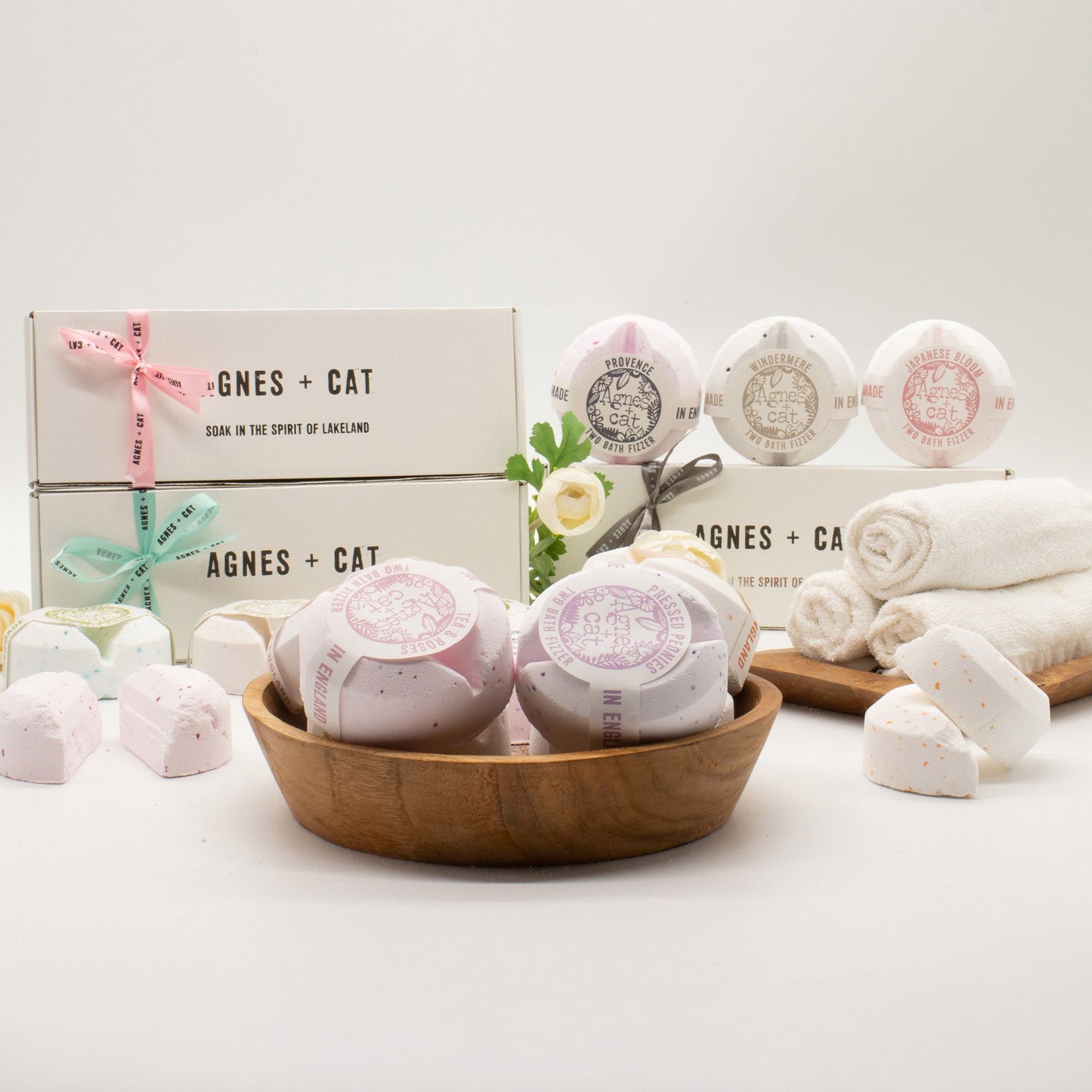 Agnes + Cat Lakeland Favourites Vegan Bath Fizzer Gift Set