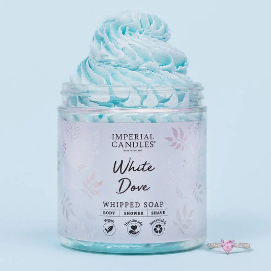 Imperial Candles White Dove Whipped Soap Hidden Necklace