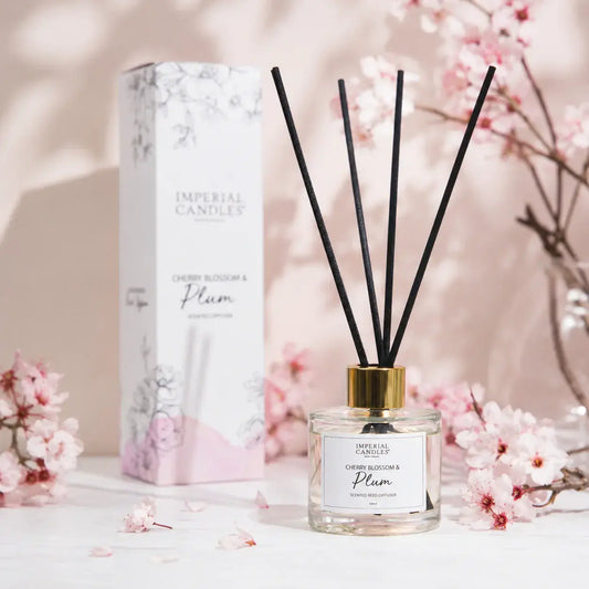 Imperial Candles Cherry Blossom Plum Reed Diffuser 100ml