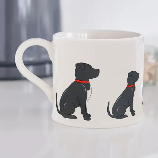 Mischievous Mutts Staffie Dog Mug Gift Boxed