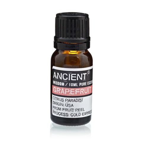 10 ml Grapefruit Essential Oil from Ancient, cold-pressed for health benefits and sourced from USA fruit peel.