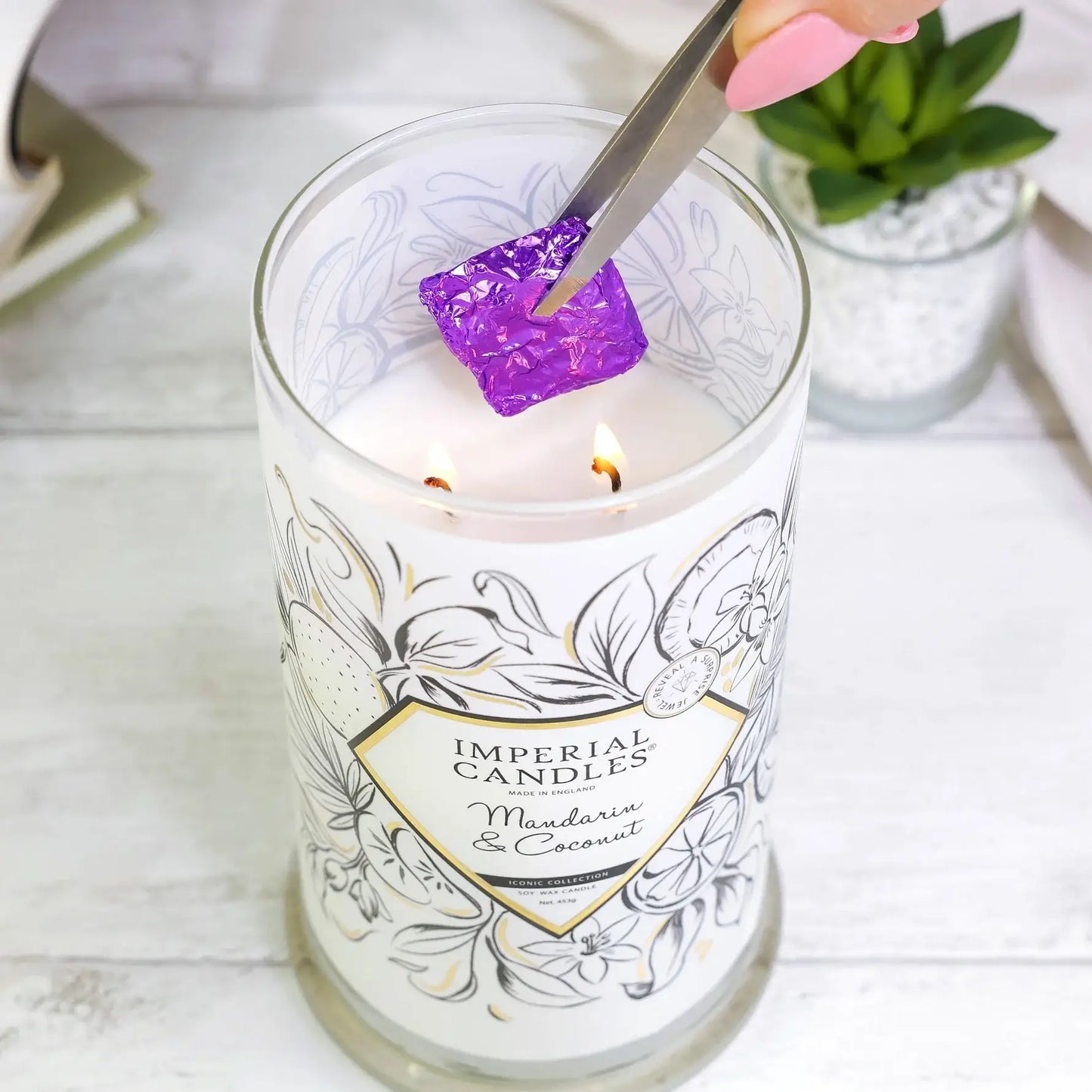 Imperial Candles Mandarin Coconut Jewellery Candle Ring P/Q