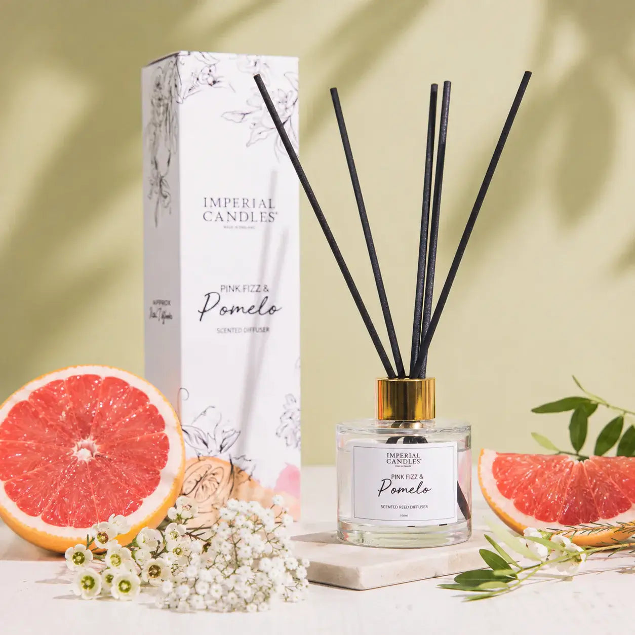 Imperial Candles Pink Fizz & Pomelo Reed Diffuser 100ml