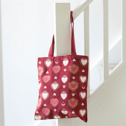 Sacred Heart Print Tote Bag