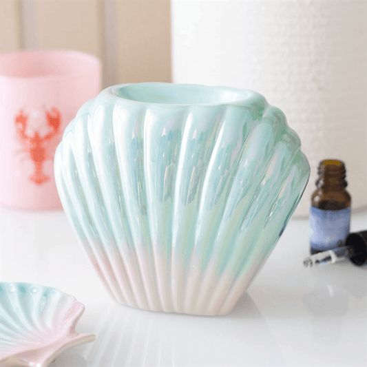 🐚 Iridescent Shell Oil Burner