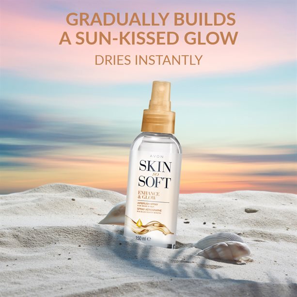 Skin So Soft Enhance & Glow Airbrush Spray 150ml Moisturiser