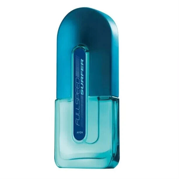 Avon Full Speed Surfer Eau de Toilette - 75ml offers an invigorating blend of lime, peppermint, and patchouli.