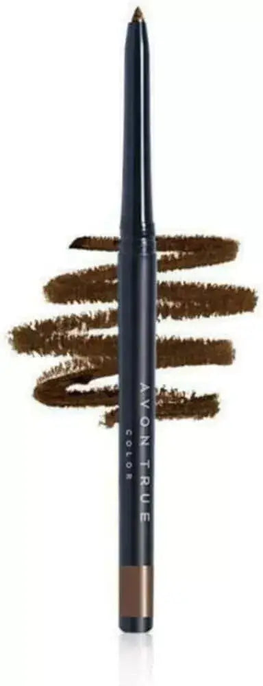 Avon True Colour Glimmerstick Eyeliner Cosmic Brown Waterproof Twist Up with swatches